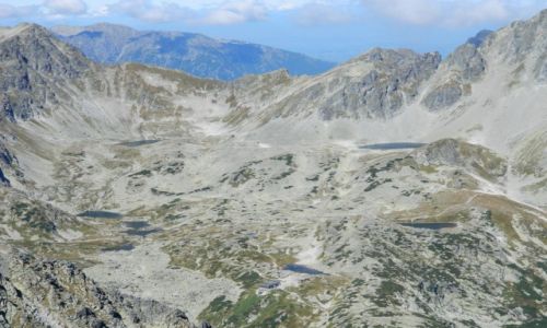 Zdjecie SOWACJA / Tatry / Sawkowski Szczyt /  widok na Starolen Dolin 