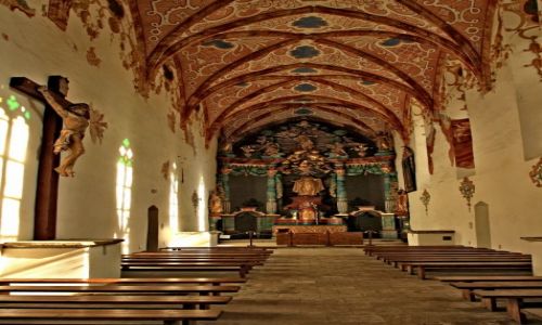 Zdjcie SOWACJA / Powiat Kiemark. / Czerwony Klasztor / Barokowy Otarz zXVII .wieku