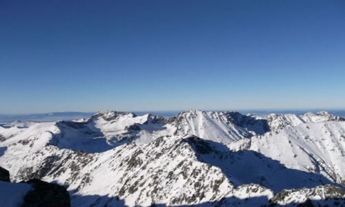 Zdjecie SOWACJA / Tatry / Widok z Koprowego na 5 Staww i Szpiglas / Tatry