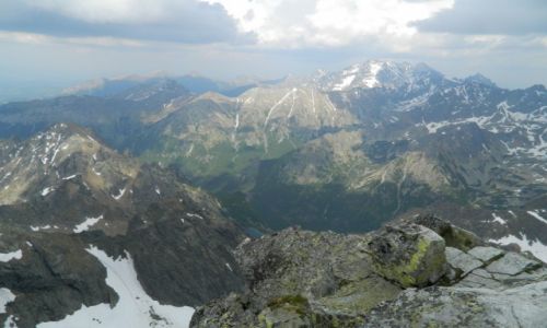 Zdjecie SOWACJA / tatry / widok na Wysokie Tatry / szczyt RYSY :)