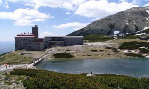 Zdjecie SOWACJA / Poprad / omnicki Staw / Stacja Skalnat pleso	