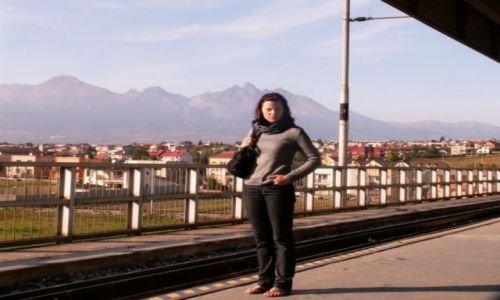 Zdjcie SOWACJA / Poprad / stacja / :)