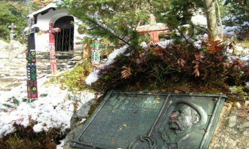 Zdjecie SOWACJA / Tatry Wysokie / Symboliczny cmentarz pod Osterw / Pamici Klimka Bachledy