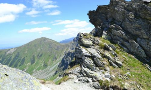 Zdjcie SOWACJA / Tatry Zachodnie / Smutne Sedlo / Widok ze Smutnej w stron Woowca