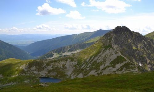 Zdjęcie SłOWACJA / Tatry Zachodnie / Jamnicke Sedlo / Jamnicke Pleso i Ostry Rohac
