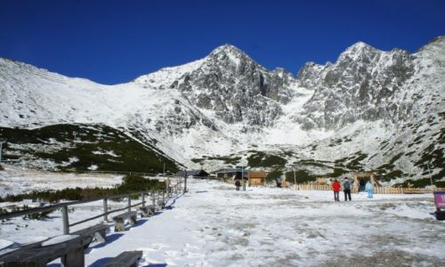 Zdjęcie SłOWACJA /  Poprad  / Łomnicki Staw - Skalnaté pleso / Pod Łomnicą