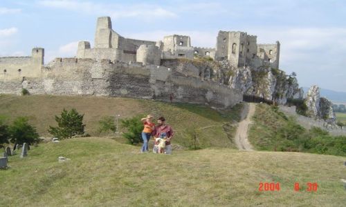 Zdjęcie SłOWACJA / brak / ZAMEK W BECKOVIE / MY NA ZAMKU