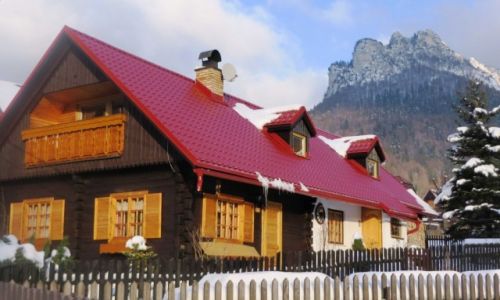 Zdjęcie SłOWACJA / Mała Fatra / Mała Fatra / Drewniana zabudowa wioski