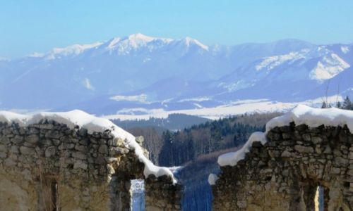 Zdjęcie SłOWACJA / Mała Fatra / Lietava / Widok z zamku Lietava