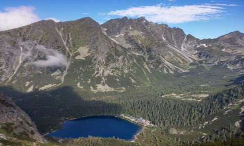 Zdjcie SOWACJA / tatry / Ostrewa / w dole popradzkie pleso 