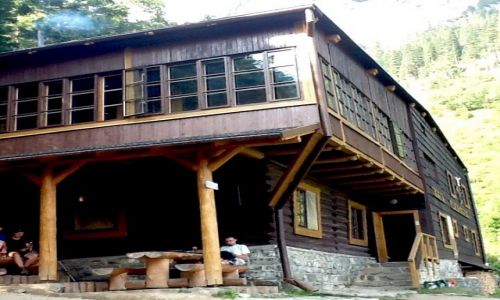 Zdjecie SOWACJA / Tatry Bielskie / W drodze do Zielonego Stawu / Schronisko pod szarotk