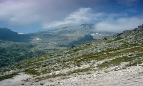 Zdjęcie SłOWACJA / Tatry Wysokie / Sedlo pod Ostrvou / Widok na najwyższe partie