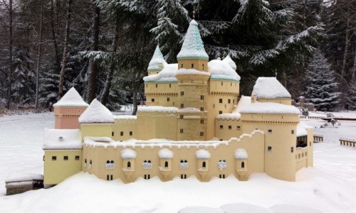 Zdjecie SOWACJA / Liptov / Liptowski Jan. / Zamek w Bojnicach (park miniatur)