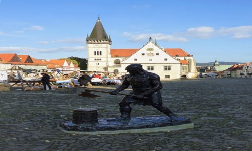 Zdjecie SOWACJA / Szarysz / Bardejw / Pomnik kata