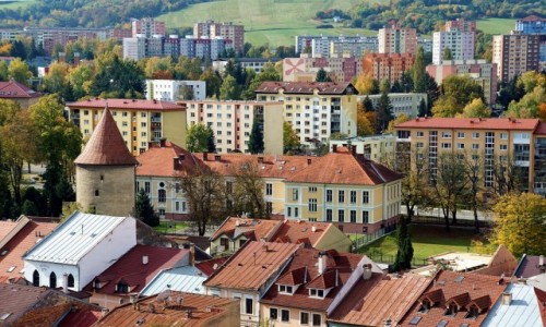 Zdjecie SOWACJA / Szarysz / Bardejw / Zabudowa