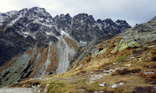 SłOWACJA / Tatry Wysokie / W drodze nad Wielki Hińczowy Staw / Potęga gór