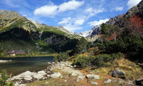 Zdjcie SOWACJA / Wysokie Tatry / Popradzkie pleso / Na rozwidleniu drg