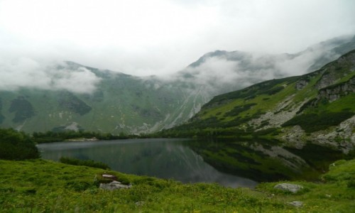 Zdjcie SOWACJA / Dolina Rohacka, Tatry Zachodnie. / Rohackie Stawy. / Poredni Staw Rohacki.