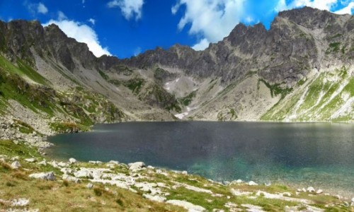 Zdjęcie SłOWACJA / Koprowy Wierch. / Wielki Hińczowy Staw 1946 m. / PANORAMA z nad Hińczowego Stawu 1946 m.