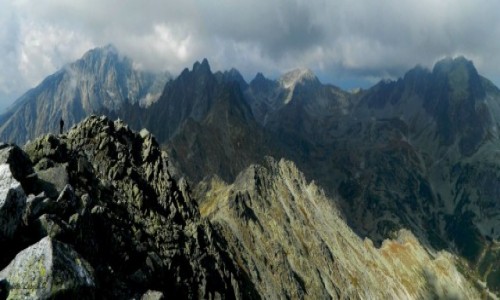 Zdjecie SOWACJA / Wysokie Tatry. / Sawkowski Szczyt 2452 m. / Panorama ze Sawkowskiego Szczytu 2452 m.-2.