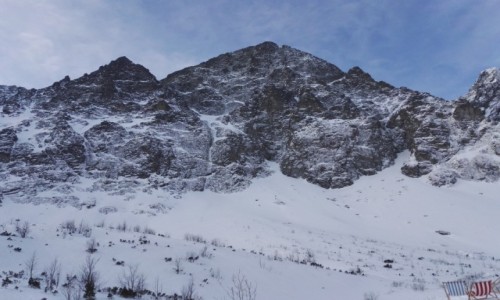 Zdjecie SOWACJA / Dolina Kiezmarska / polnocna sciana Malego Kiezmarskiego Szczytu / Tatry Wysokie