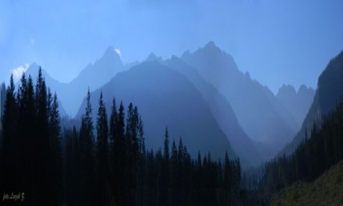 Zdjecie SOWACJA / Jaworzyna Spiska. / Gaajdowa Polana / Panorama z Gaajdowej Plany.