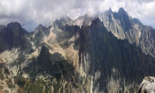 Zdjecie SOWACJA / Wysokie Tatry. / Sawkowski Szczyt. / Panorama ze 