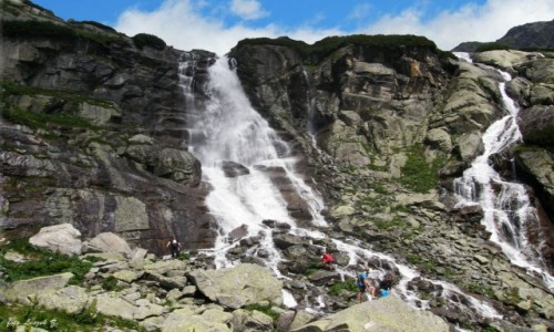 Zdjecie SOWACJA / Bystra awka 2300 m.  / Dolina Mynicka.  / Wodospad 