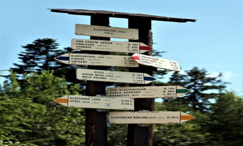 SłOWACJA / Spisz / Słowacki Raj - Przełom Hornadu / Szlaki z Klasztoriska