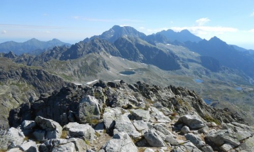 Zdjecie SOWACJA / tatry / maa wysoka / widok na bielskie..lodowy i omnice 