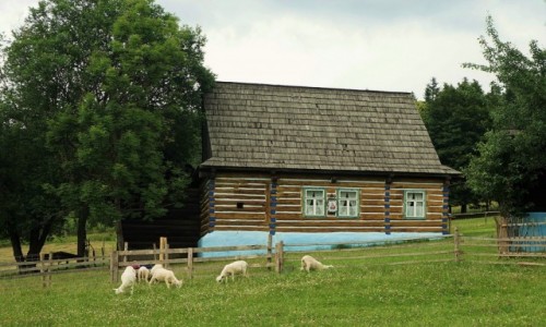 Zdjęcie SłOWACJA / Spisz / Stara Lubownia / W Skansenie