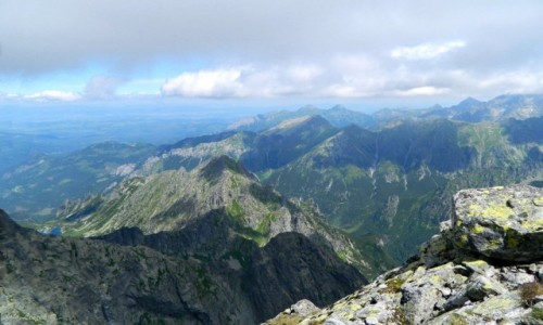 Zdjcie SOWACJA / Wysokie Tatry. / Rysy 2503 m. / Z Rysw w stron Bielskich.