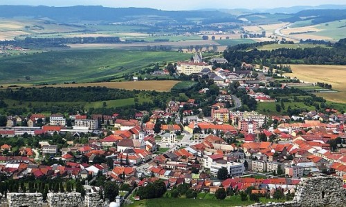 Zdjcie SOWACJA / Spisz / okolice Spiskiego Podgrodzia / panorama Spiskiego Podgrodzia