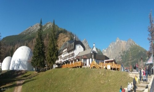 Zdjecie SOWACJA / Wysokie Tatry. / Hrebienok. / Na Hrebienoku (Siodeko). Panorama.
