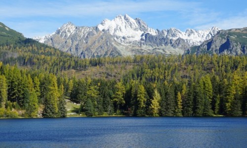 Zdjecie SOWACJA / Wysokie Tatry / Strbske pleso  / Widok na Gra Baszt