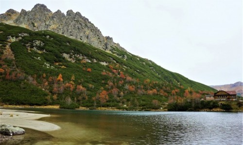 Zdjecie SOWACJA / Wysokie Tatry / Zielony Staw Kiemarski / Schronisko