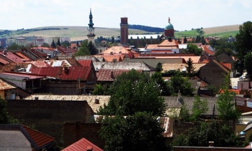 Zdjcie SOWACJA / Spisz / Kiemark / dachy Kiemarku widok z murw zamku
