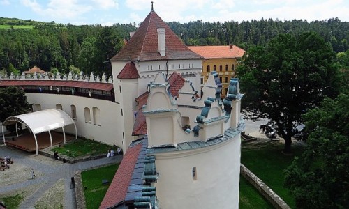 Zdjecie SOWACJA / Spisz / Kiemark / mury zamku