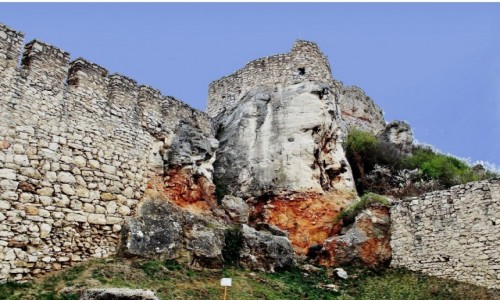 Zdjcie SOWACJA / Kraj koszycki / ehra / Zamek Spiski - fragment murw obronnych