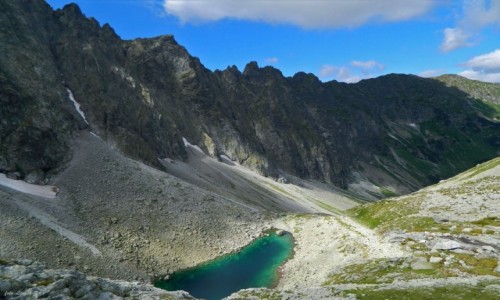 Zdjcie SOWACJA / Wysokie Tatry. / Dolina Jaworowa. / abi Staw Jaworowy pod cian Jaworowych Turni.