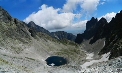 Zdjecie SOWACJA / Wysokie Tatry. / Lodowa Przecz 2372 m. / Panorama z Lodowej Przeczy.