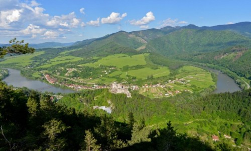 Zdjęcie SłOWACJA / Powiat żyliński / Strecno / Tam gdzie zawraca Wag