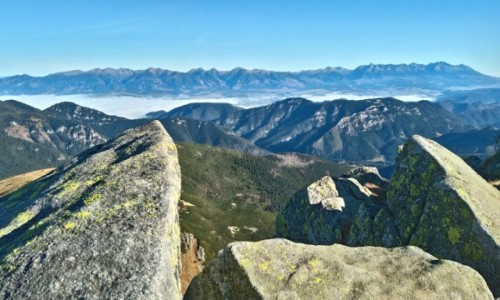 Zdjęcie SłOWACJA / Tatry Niskie / Dumbier  / widok ze szczytu ...