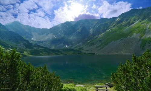Zdjecie SOWACJA / Wysokie Tatry. / Ciemnosmreczaski Staw. / Nad Ninim Ciemnosmreczaskim Stawem.