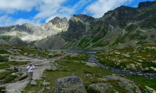 Zdjecie SOWACJA / Wysokie Tatry. / Hiczowa Dolina. / Wielki Hiczowy Staw i jego otoczenie.