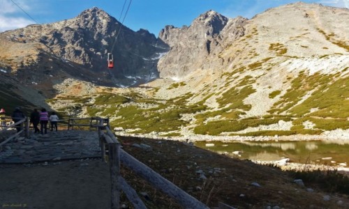 Zdjecie SOWACJA / Wysokie Tatry. / Skalne pleso. / Widok z nad Skalnego Stawu (omnickiego).
