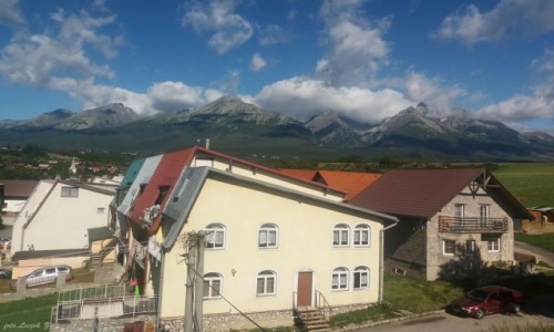 Zdjecie SOWACJA / Stary Smokowiec. / Nowa Lena. / Widok z Pensjonatu 