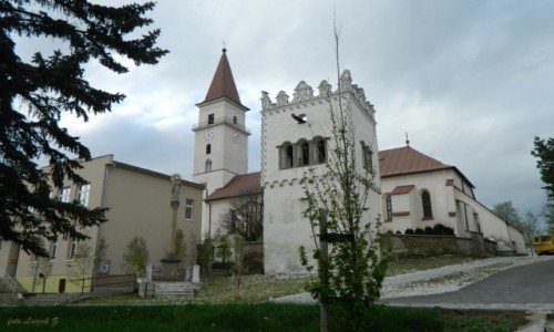 Zdjecie SOWACJA / Kraj preszowski, / pow.Kiemark. / Vrbov (Wierzbw) koci w. Serwacego 3.