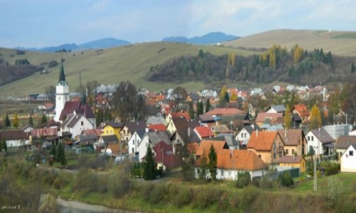 Zdjcie SOWACJA / Kraj preszowski, / pow. Lubowla, / Plavec (Pawiedz) z ruin zamku.