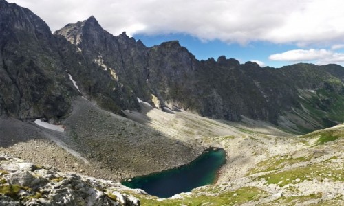 Zdjecie SOWACJA / Wysokie Tatry. / Zadnia Dolina Jaworowa, / abi Staw Jaworowy .